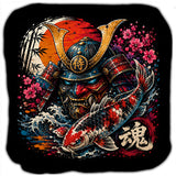 Samurai and Koi Fish Cornhole Bags Set of 4