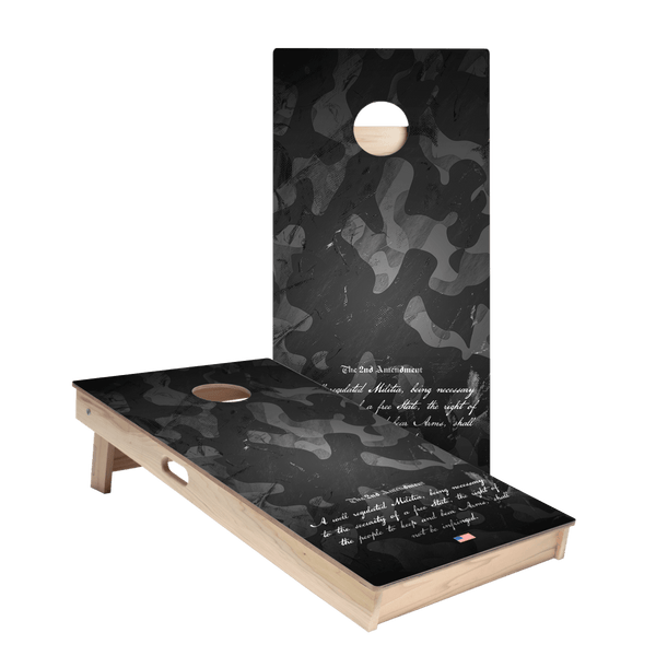 Second Amendment Star Cornhole Boards