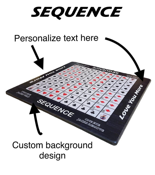 Sequence Board Game Customizable 24" x 24" x 1” thick!