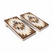 Cornhole Board Geometric Wood Cornhole Boards - All Weather