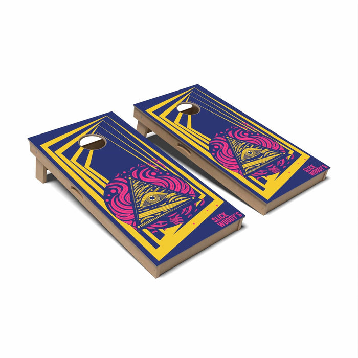 Retro Cornhole Boards - Professional Signature