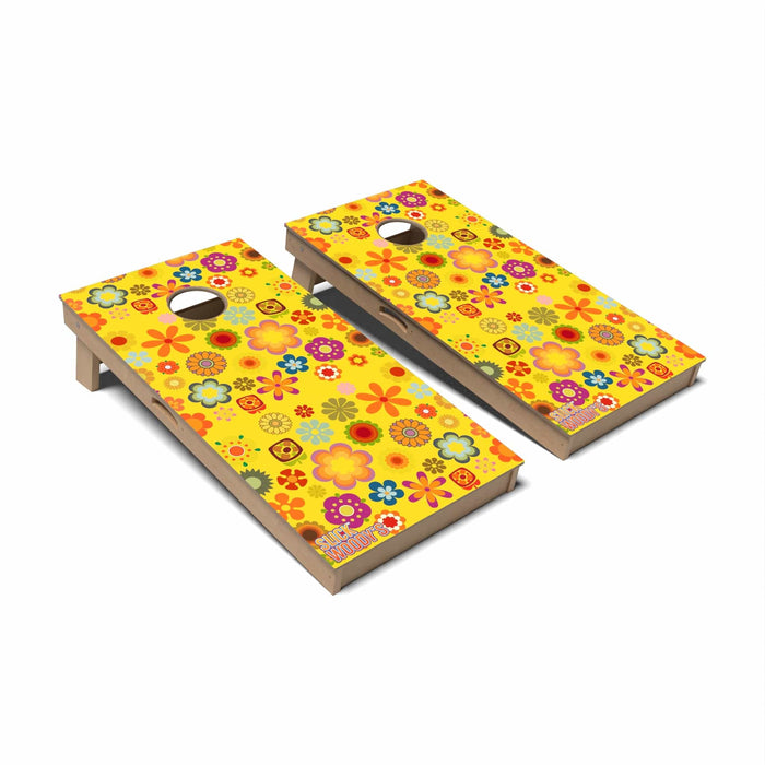 Retro Cornhole Boards - Professional Signature