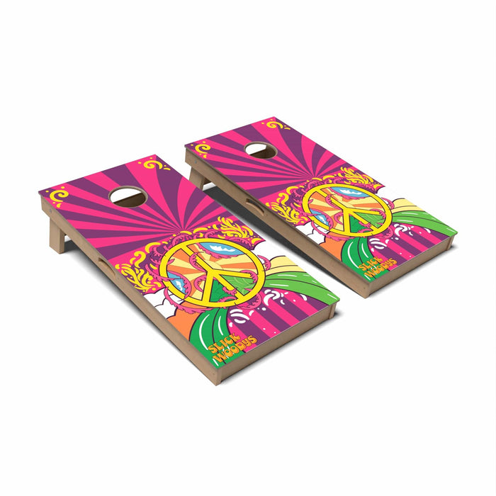 Retro Cornhole Boards - Professional Signature