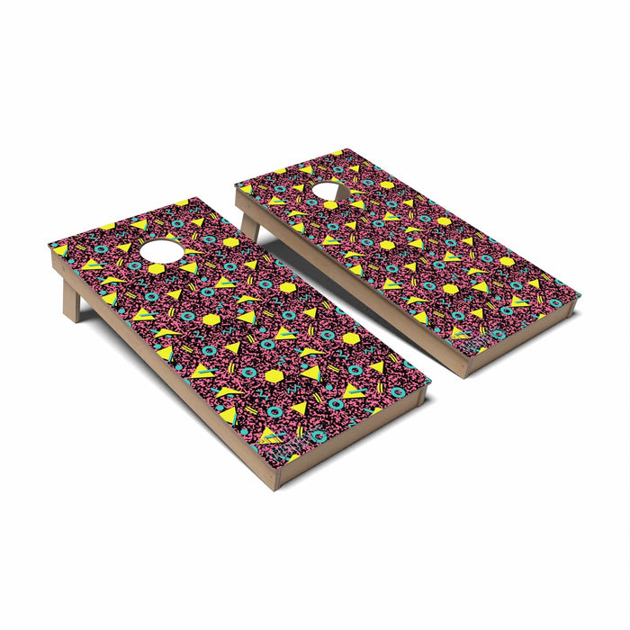 Retro Cornhole Boards - Backyard