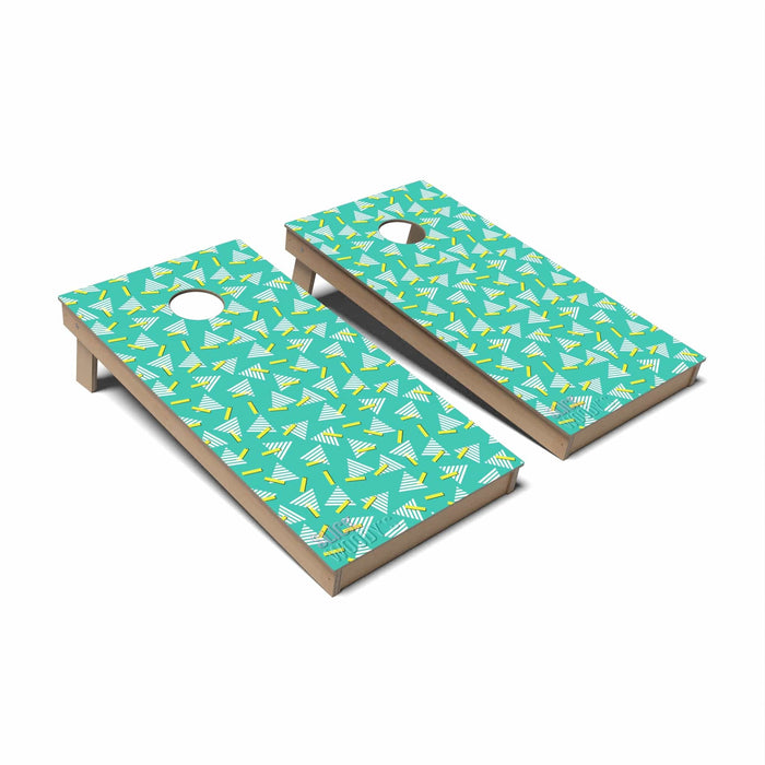 Retro Cornhole Boards - Backyard
