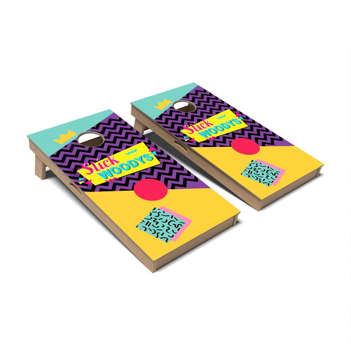 Retro Cornhole Boards - Professional Signature