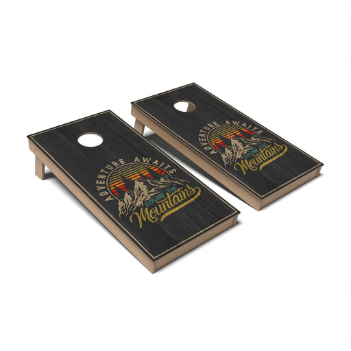 Cornhole Board Vintage Cornhole Boards - Backyard