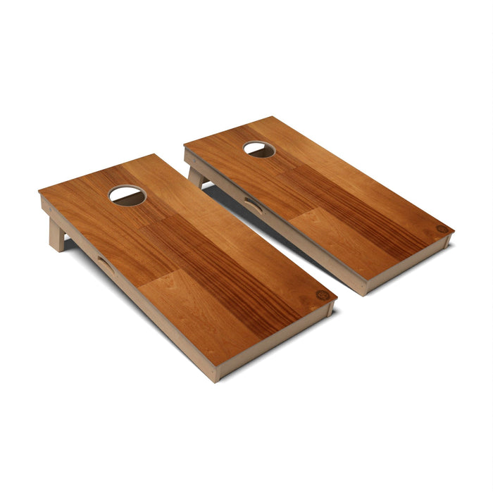 Natural Wood Cornhole Boards - Professional Signature