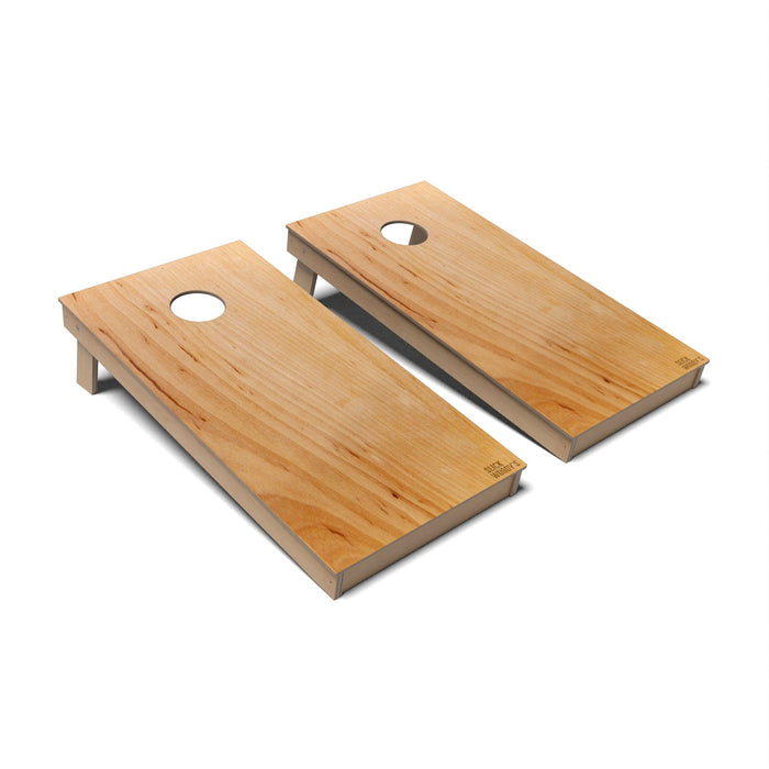 Cornhole Board Natural Wood Cornhole Boards - Backyard