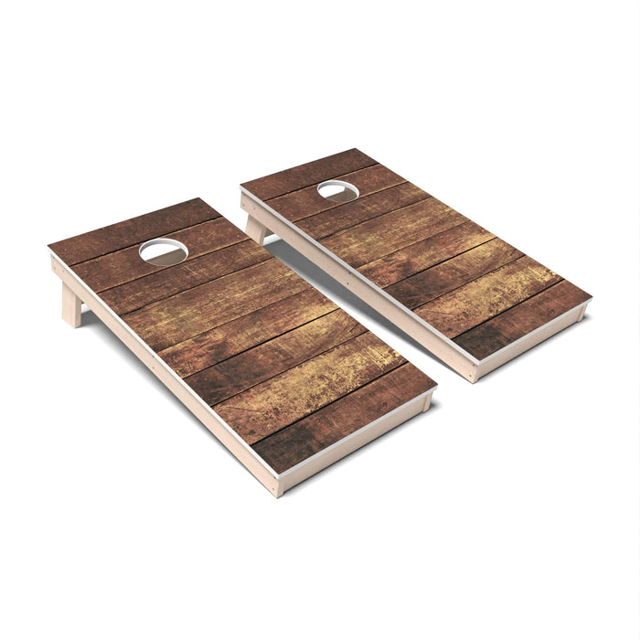 Cornhole Board Natural Wood Cornhole Boards - All Weather