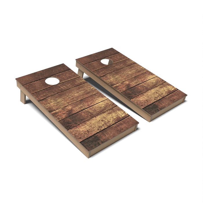 Cornhole Board Natural Wood Cornhole Boards - Backyard