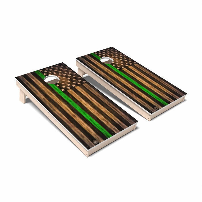 Cornhole Board Thin Line Flag Cornhole Boards - All Weather