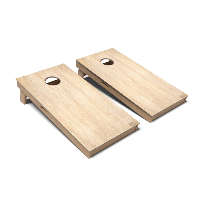 Natural Wood Cornhole Boards - Professional Signature