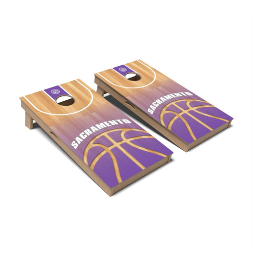 Cornhole Board Basketball Sacramento Cornhole Boards - Professional Signature