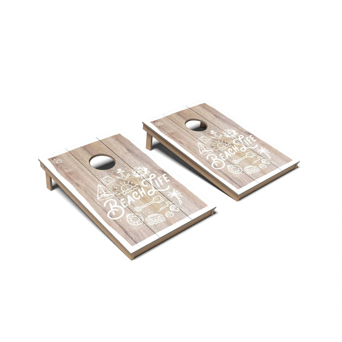 Cornhole Board Coastal Cornhole Boards - Tailgate