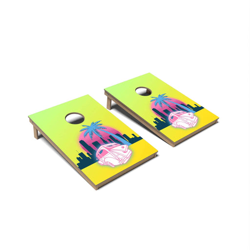 Cornhole Board Miami Vice Cornhole Boards - Tailgate