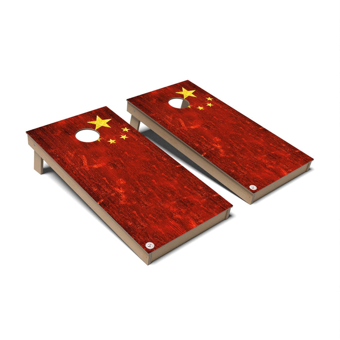 Cornhole Board International Flag Cornhole Boards - Professional Signature