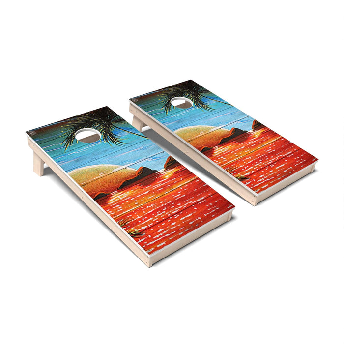 Cornhole Board Coastal Cornhole Boards - All Weather