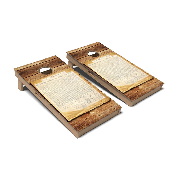 Patriotic Cornhole Boards - Professional Signature
