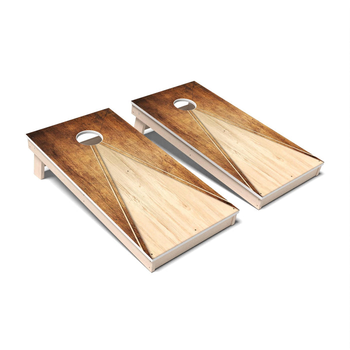 Cornhole Board Geometric Wood Cornhole Boards - All Weather