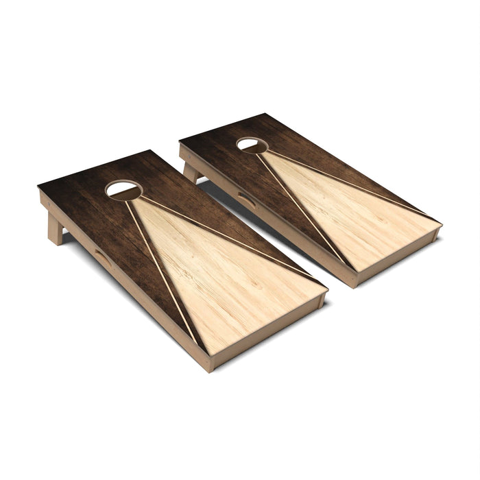 Cornhole Board Geometric Wood Cornhole Boards - Professional Signature