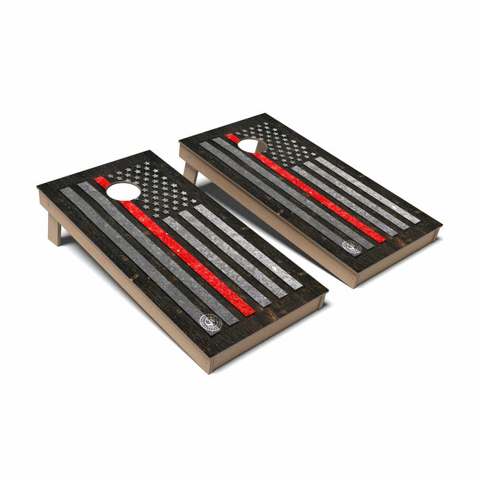 Cornhole Board Thin Line Flag Cornhole Boards - Backyard