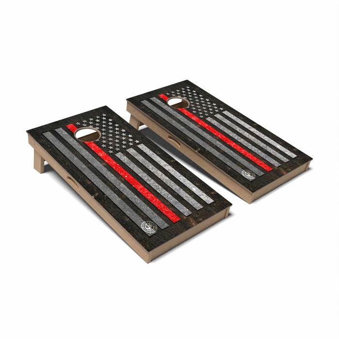 Thin Line Flag Cornhole Boards - Professional Signature
