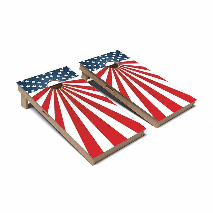 Americana Cornhole Boards - Professional Signature