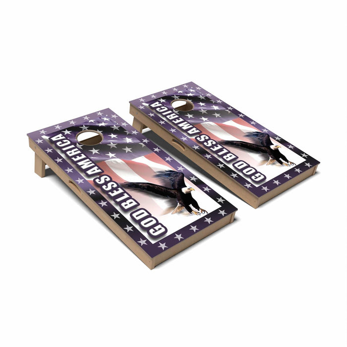 Patriotic Cornhole Boards - Professional Signature
