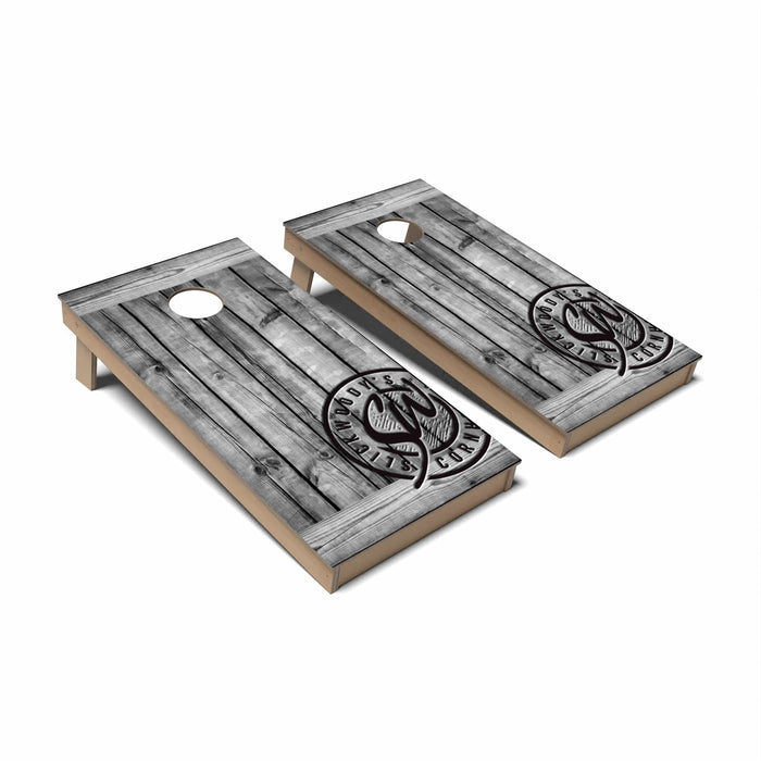 Cornhole Board Rustic Wood Cornhole Boards - Backyard