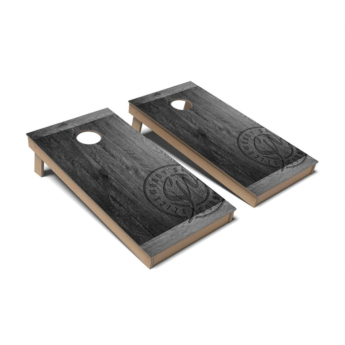 Cornhole Board Rustic Wood Cornhole Boards - Backyard