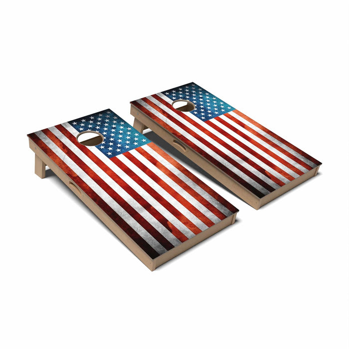 Patriotic Cornhole Boards - Professional Signature