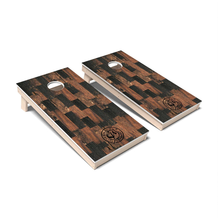 Cornhole Board Rustic Wood Cornhole Boards - All Weather