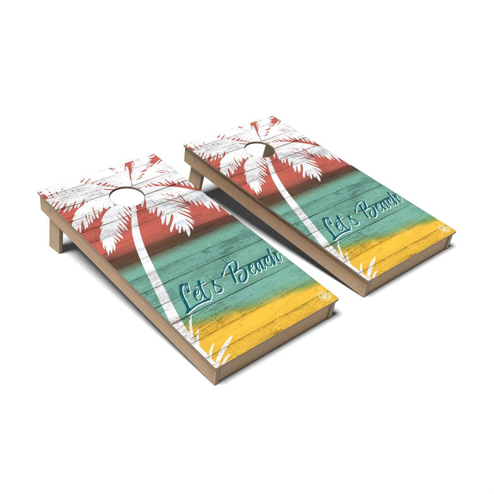 Coastal Cornhole Boards - Backyard
