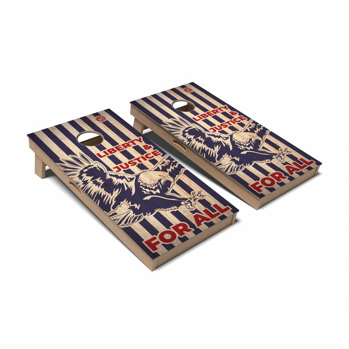 Americana Cornhole Boards - Professional Signature