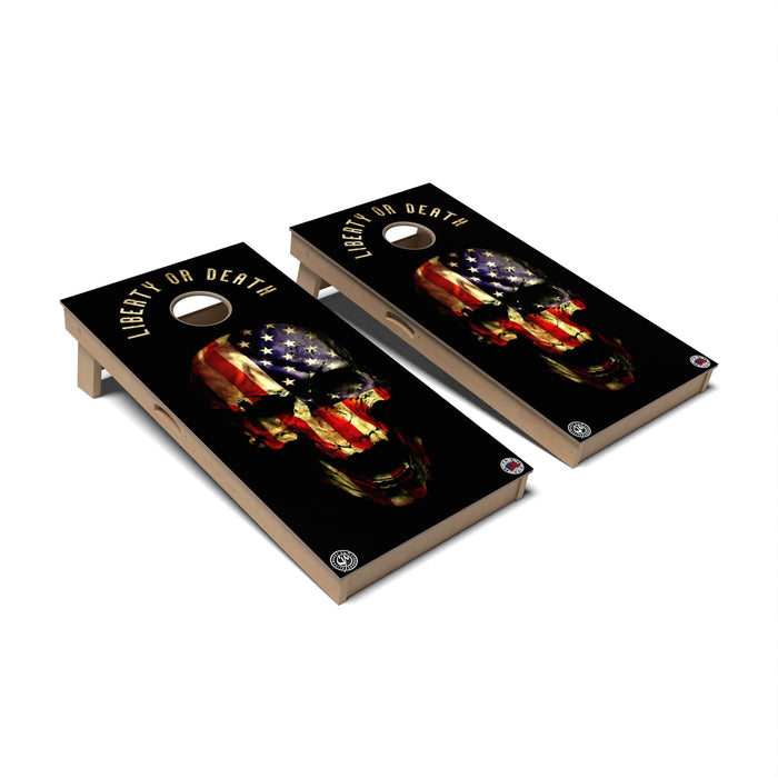 Patriotic Cornhole Boards - Professional Signature