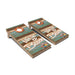 Cornhole Board Coastal Cornhole Boards - Backyard