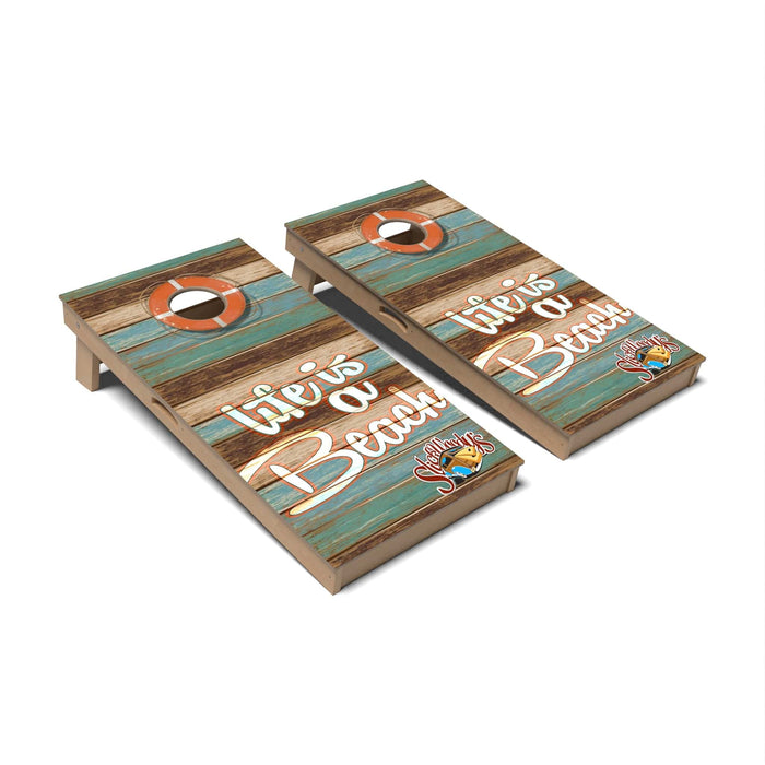 Cornhole Board Coastal Cornhole Boards - Professional Signature