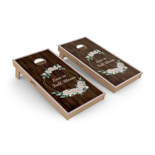 Cornhole Board Love in Full Bloom Cornhole Boards - Pro Series