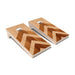 Cornhole Board Geometric Wood Cornhole Boards - All Weather