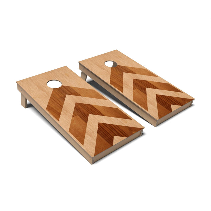 Cornhole Board Geometric Wood Cornhole Boards - Backyard
