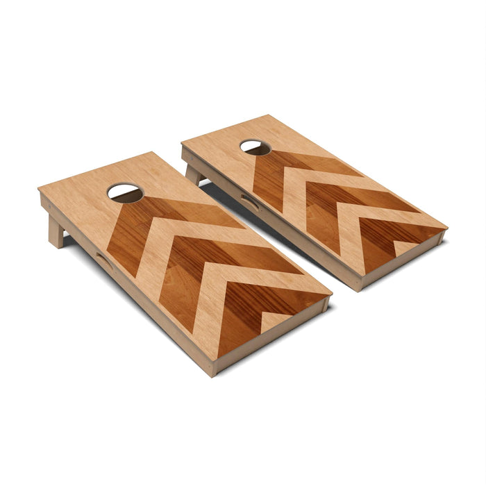Cornhole Board Geometric Wood Cornhole Boards - Professional Signature