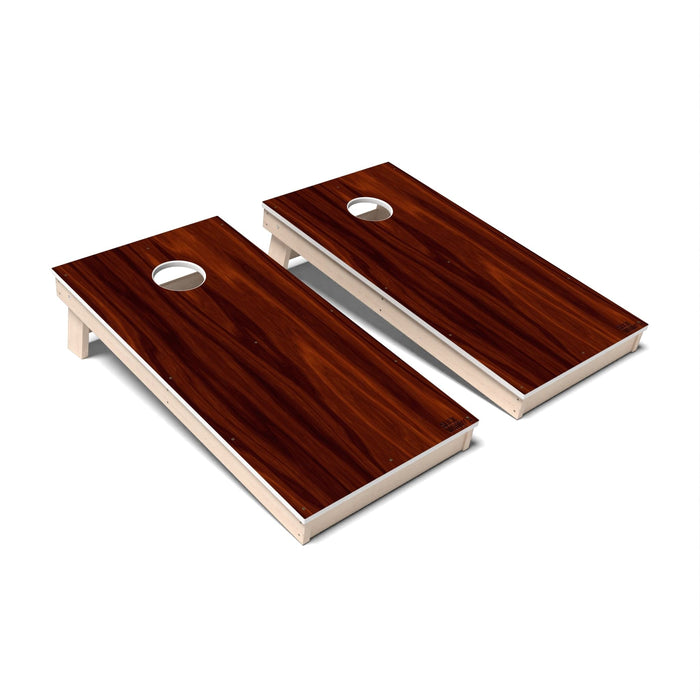 Natural Wood Cornhole Boards - All Weather