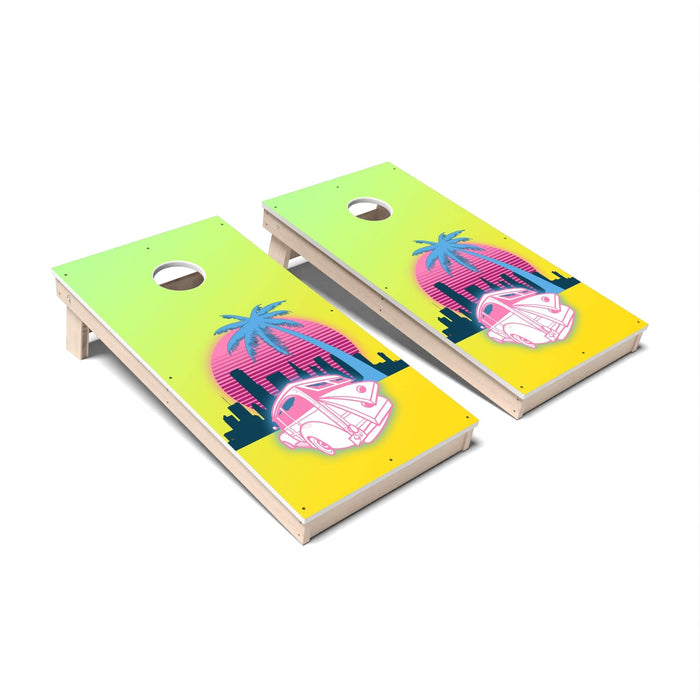 Cornhole Board Miami Vice Cornhole Boards - Professional Signature