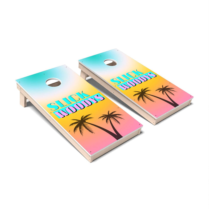 Cornhole Board Miami Vice Cornhole Boards - Professional Signature