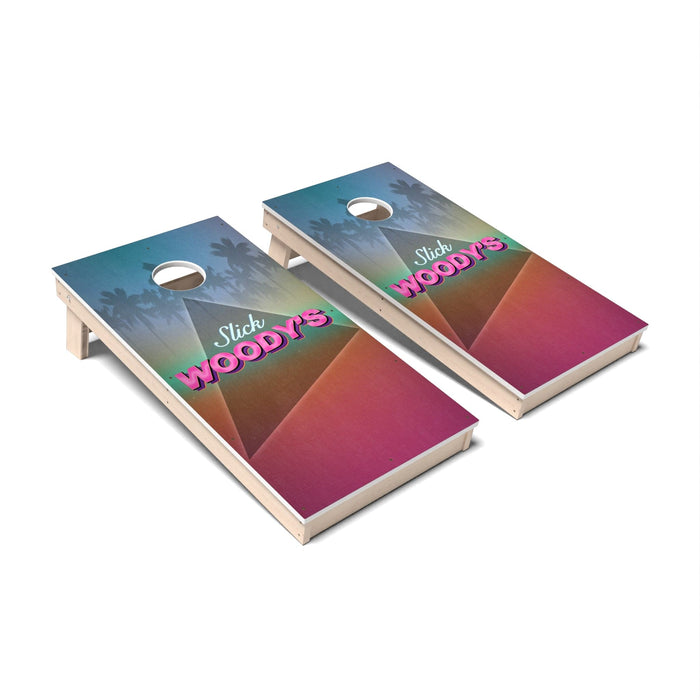Cornhole Board Miami Vice Cornhole Boards - Professional Signature