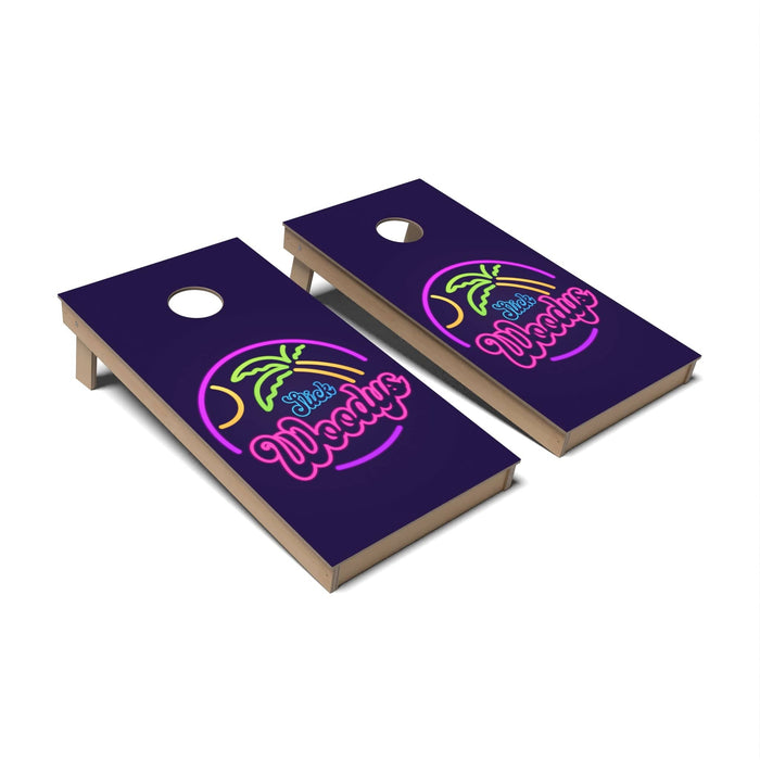 Cornhole Board Miami Vice Cornhole Boards - Backyard