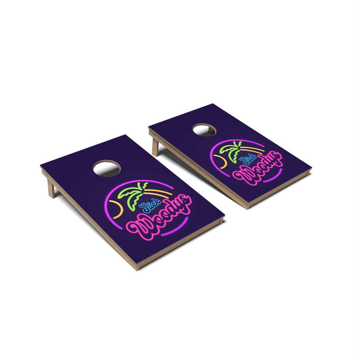 Cornhole Board Miami Vice Cornhole Boards - Tailgate