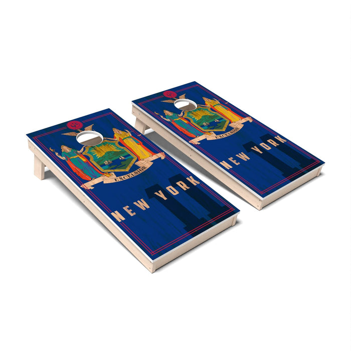 New York Cornhole Boards - Backyard