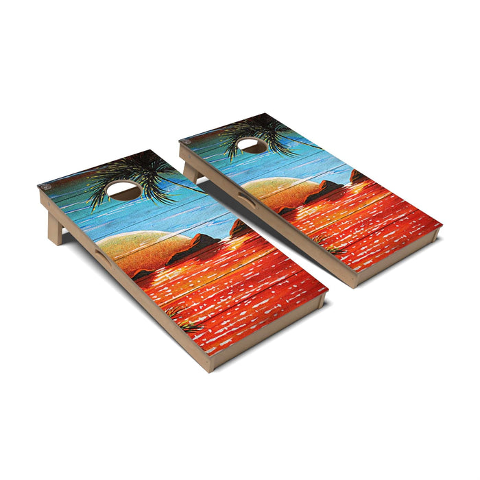 Coastal Cornhole Boards - Professional Signature